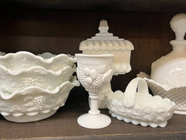 whats it worth milk glass