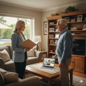 sres realtor downsizing listing appt