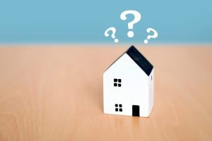 Are you ready to downsize your home image of house with question marks